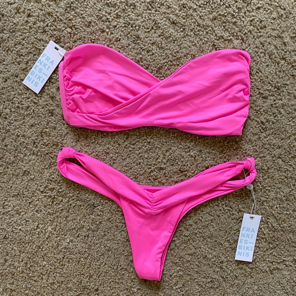 Frankie's Bikinis Pink Punch Set